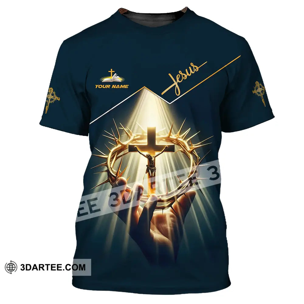 Unisex Shirt - Custom Name Absolute Trust Jesus T-Shirt / S T-Shirt