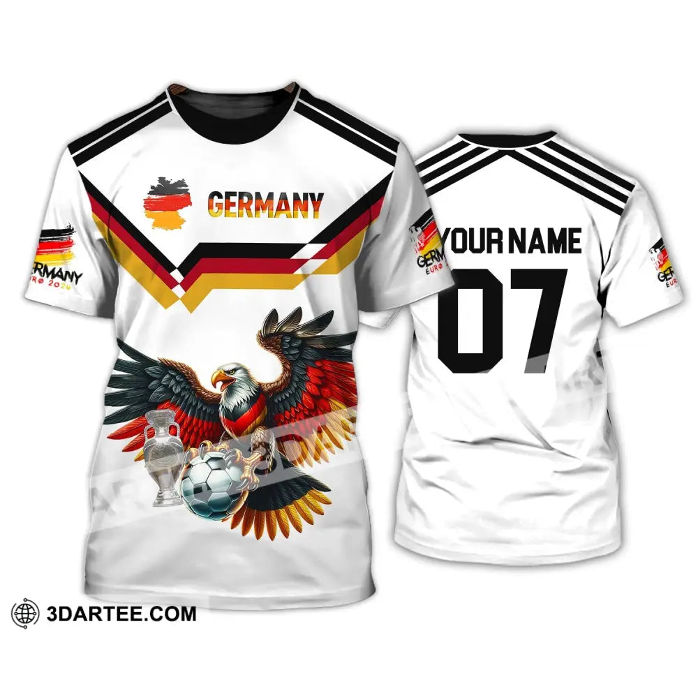 Unisex Shirt - Custom Name And Number 2024 Euro Cup Germany Team T-Shirt / S T-Shirt