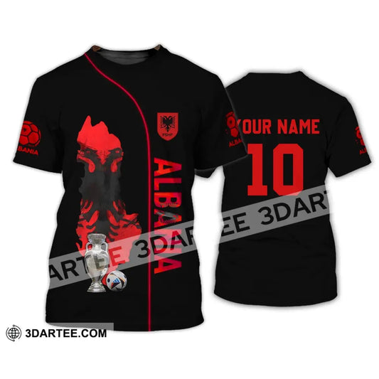 Unisex Shirt - Custom Name And Number Albania National Team Euro 2024 T-Shirt / S T-Shirt