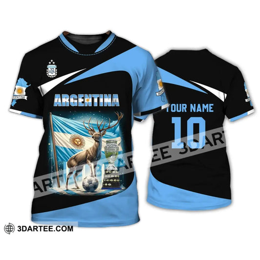 Unisex Shirt - Custom Name And Number Argentina National Team Lover T-Shirt / S T-Shirt