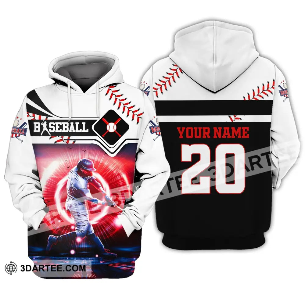 Unisex Shirt Custom Name And Number Baseball T-Shirt For Club Gift Players Hoodie / S T-Shirt