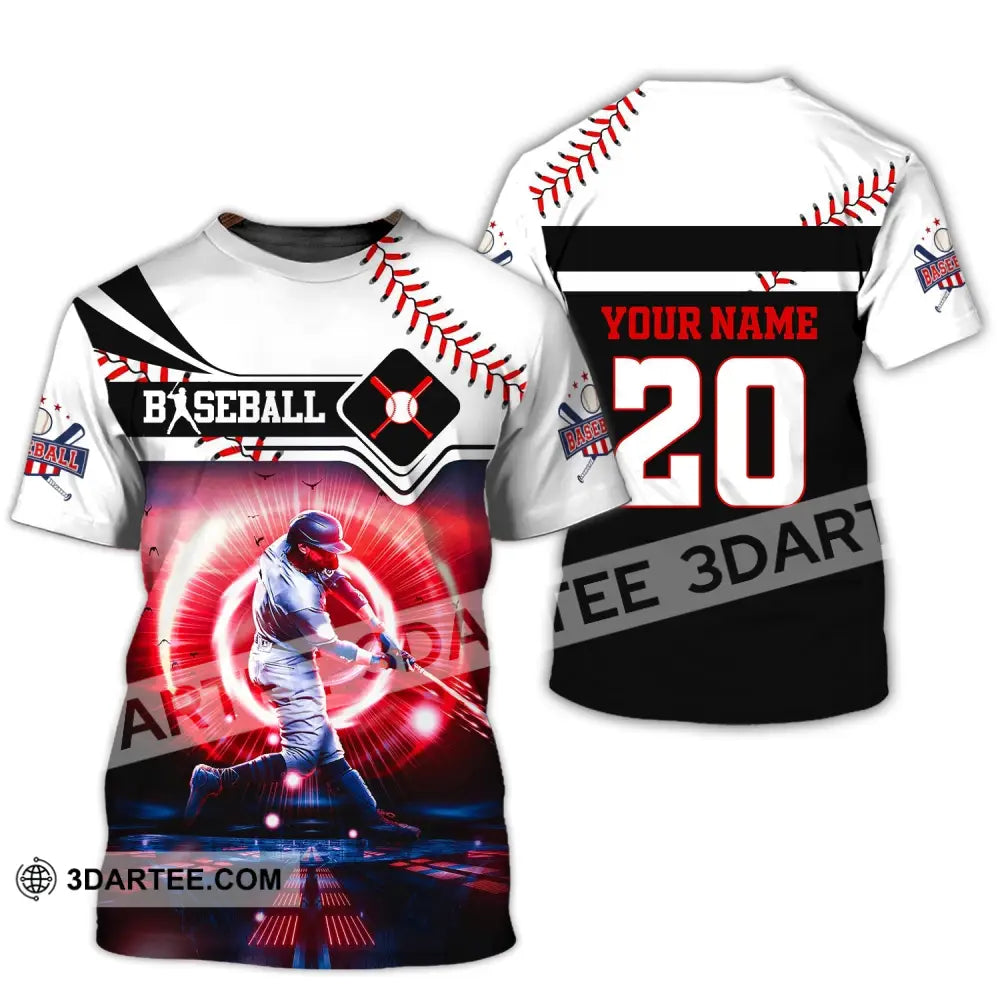 Unisex Shirt Custom Name And Number Baseball T-Shirt For Club Gift Players / S T-Shirt