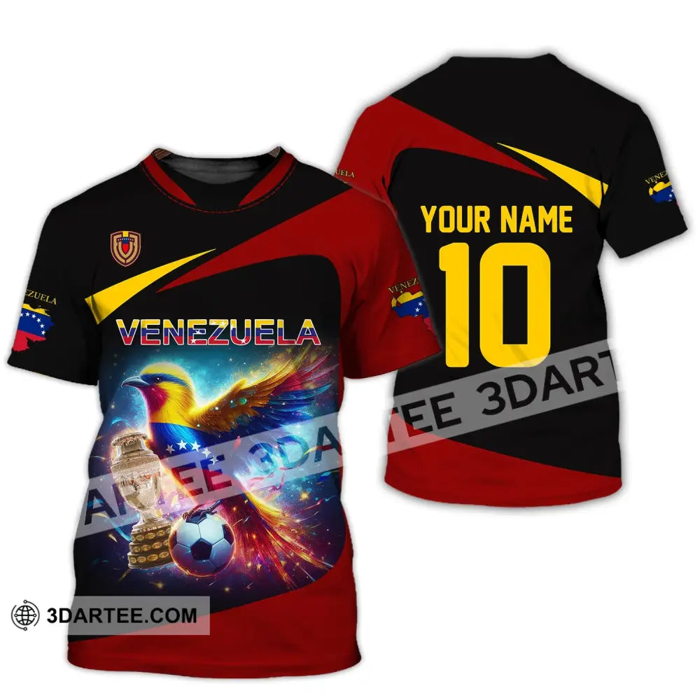 Unisex Shirt - Custom Name And Number Copa 2024 Cup Sport Venezuela Team T-Shirt / S T-Shirt