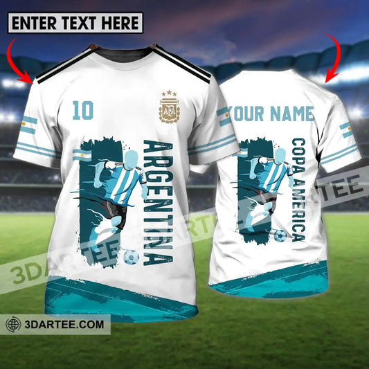 Unisex Shirt - Custom Name And Number Copa America Shirt Argentina - T-shirt
