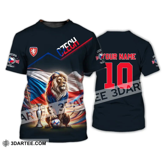 Unisex Shirt - Custom Name And Number Czech National Team Lover T-Shirt / S T-Shirt