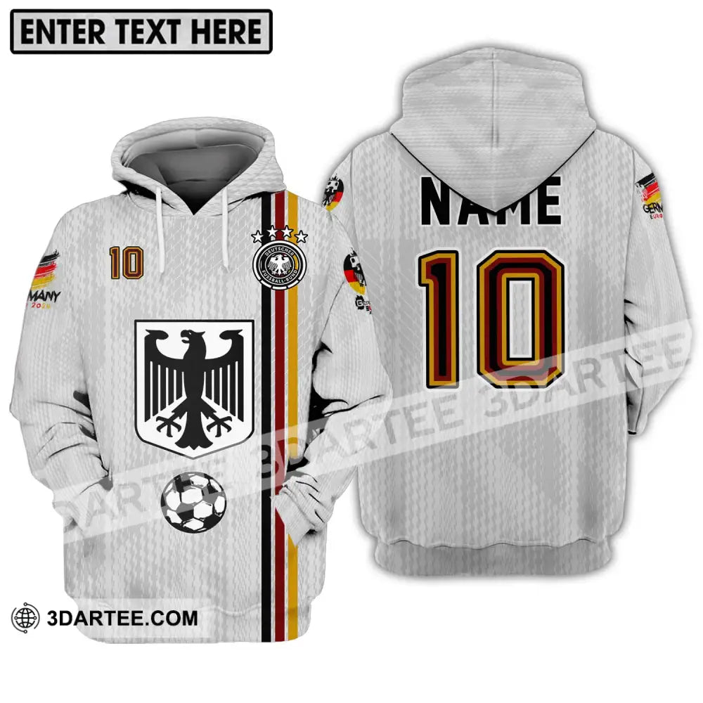 Unisex Shirt - Custom Name And Number Euro 2024 German Hoodie / S T-Shirt