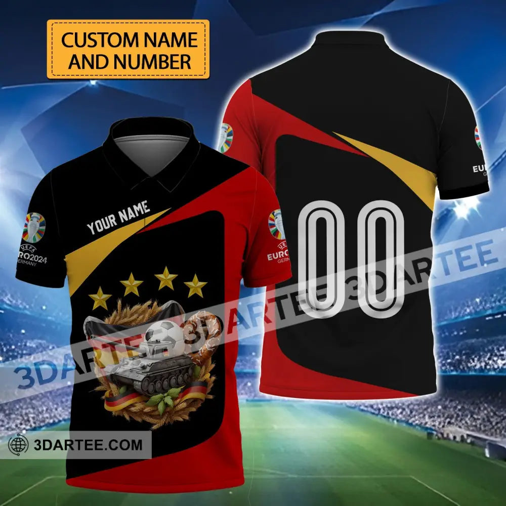 Unisex Shirt - Custom Name And Number Euro 2024 Germany National Team T-Shirt