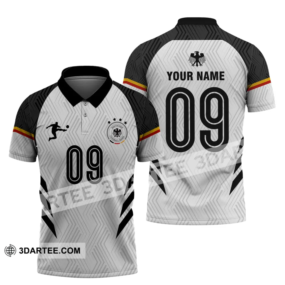 Unisex Shirt - Custom Name And Number Euro 2024 Germany Polo / S T-Shirt