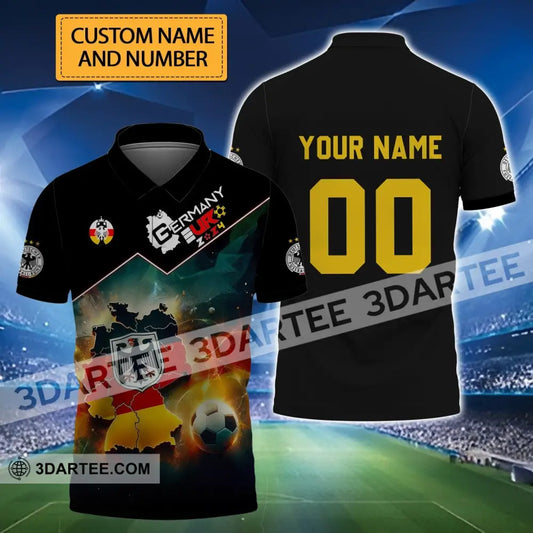 Unisex Shirt - Custom Name And Number Euro 2024 Germany Team Lover T-Shirt