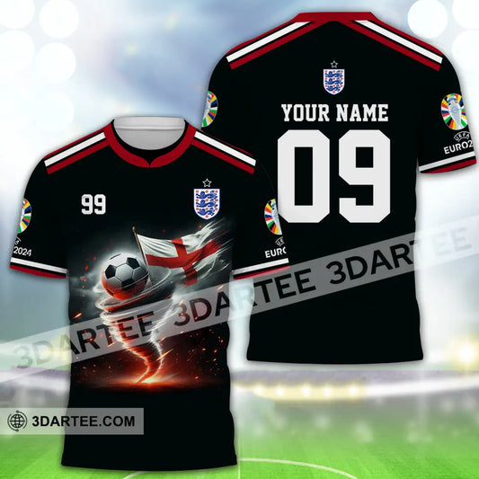 Unisex Shirt - Custom Name And Number Euro 2024 National Team England T-Shirt / S T-Shirt