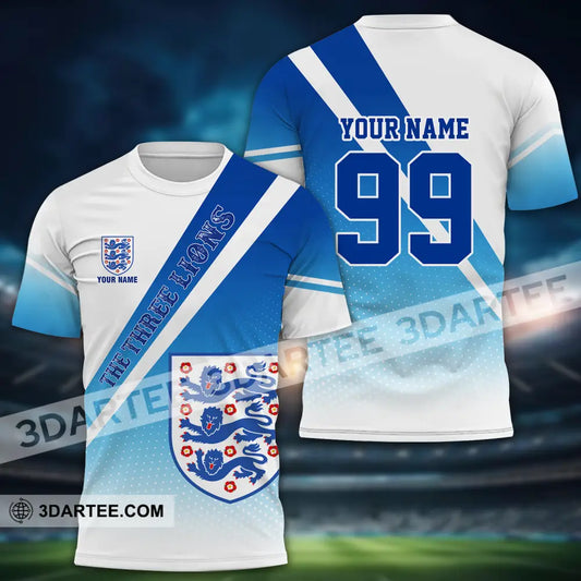 Unisex Shirt - Custom Name And Number Euro 2024 National Team England T-Shirt / S T-Shirt