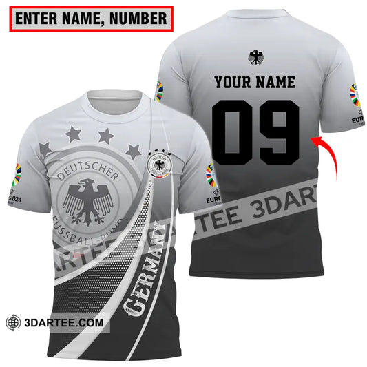 Unisex Shirt - Custom Name And Number Euro 2024 National Team Germany Deutsche T-Shirt