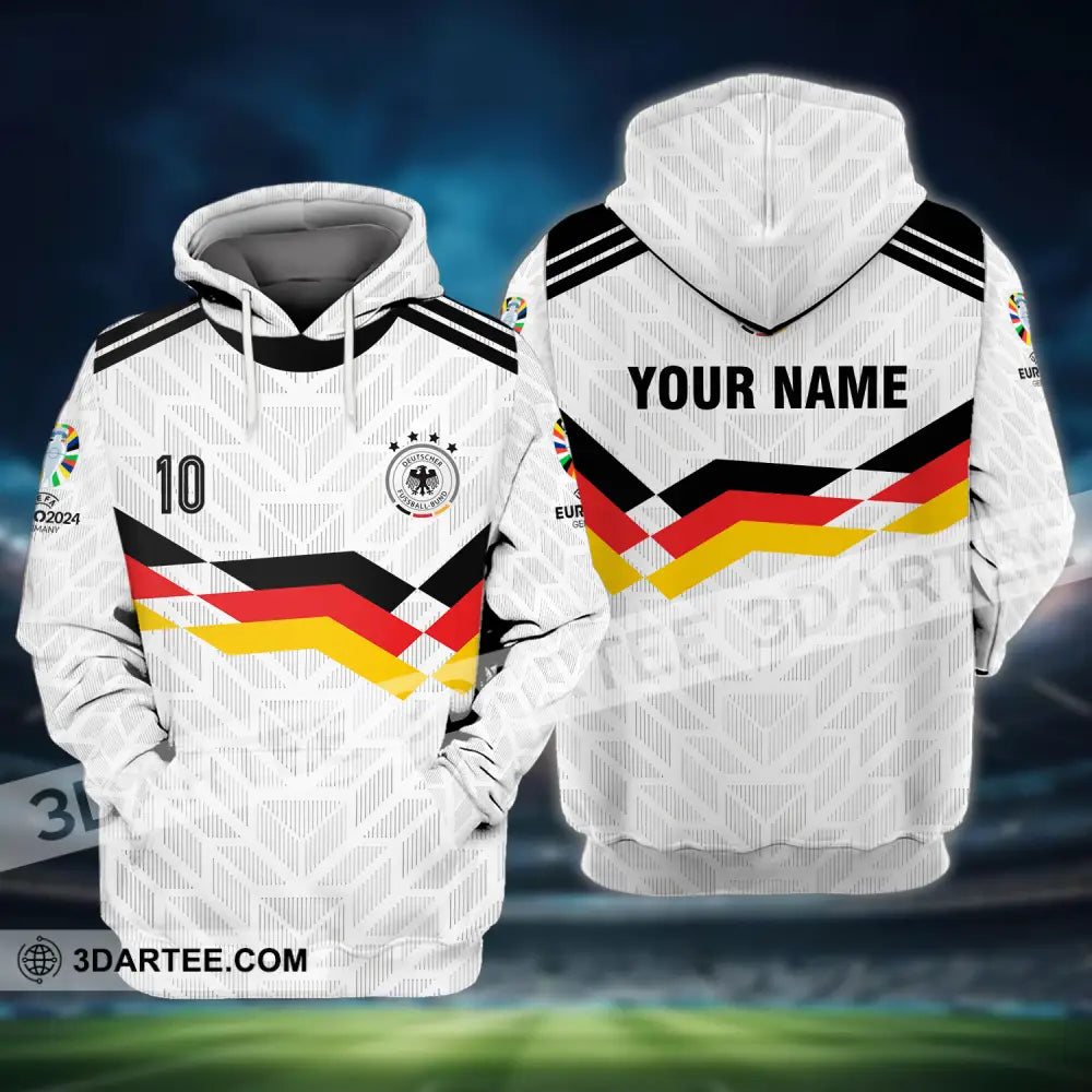 Unisex Shirt - Custom Name And Number Euro 2024 National Team Germany Hoodie / S T-Shirt