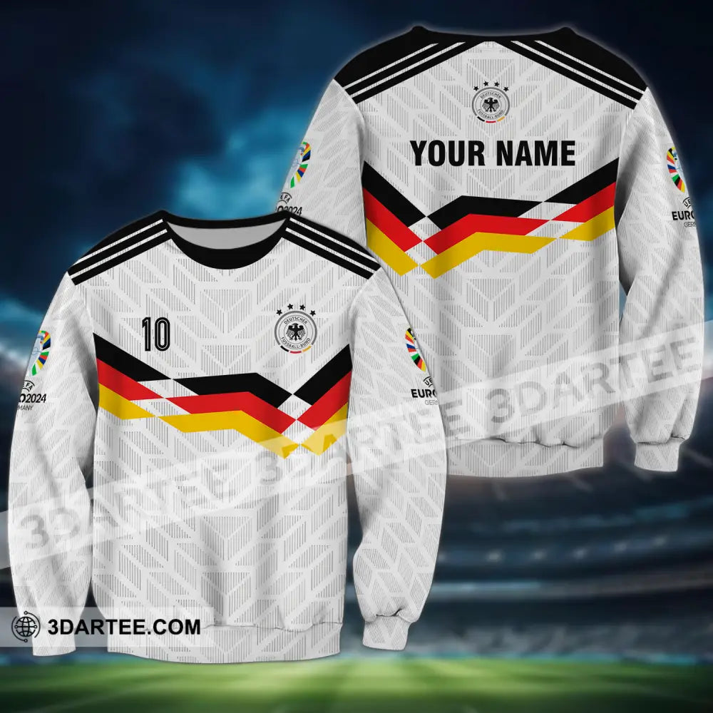 Unisex Shirt - Custom Name And Number Euro 2024 National Team Germany Long Sleeve / S T-Shirt