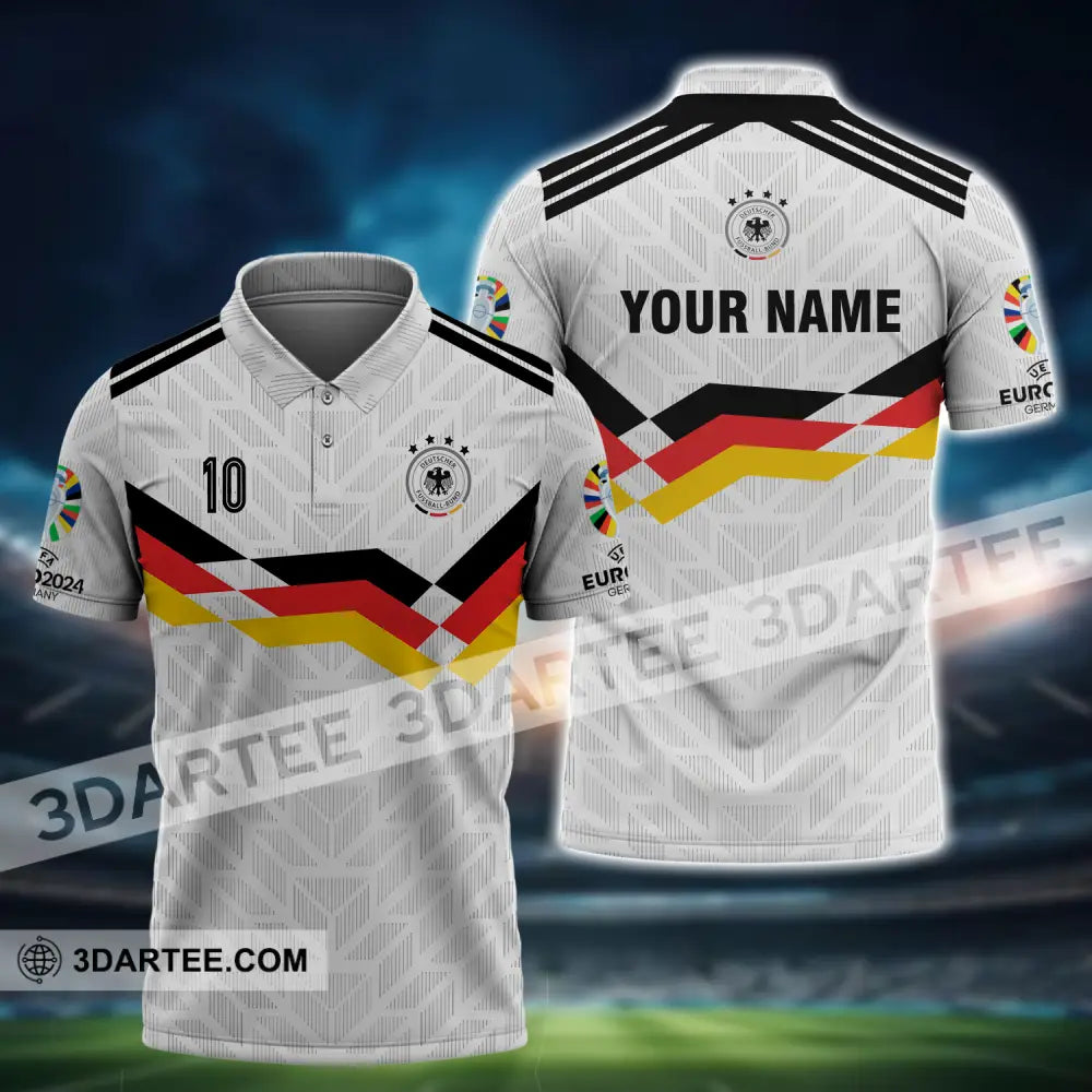 Unisex Shirt - Custom Name And Number Euro 2024 National Team Germany Polo / S T-Shirt