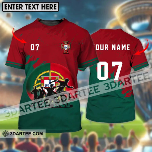 Unisex Shirt - Custom Name And Number Euro 2024 Portugal Team T-Shirt