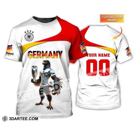 Unisex Shirt Custom Name And Number Germany Euro 2024 Football Polo Long Sleeve T-Shirt