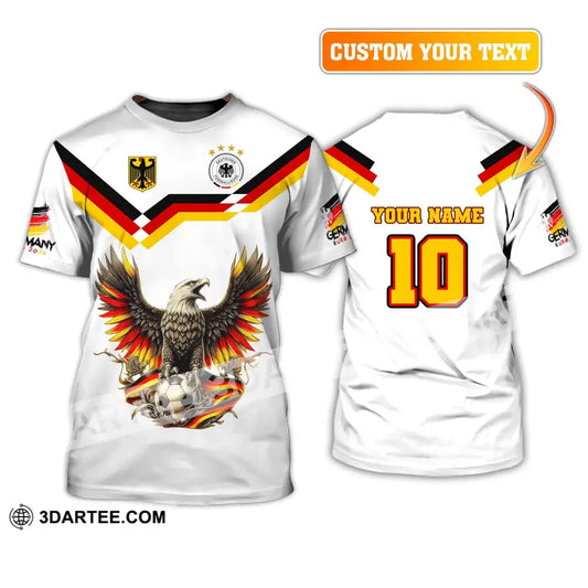 Unisex Shirt Custom Name And Number Germany Euro 2024 Football Polo Long Sleeve T-Shirt