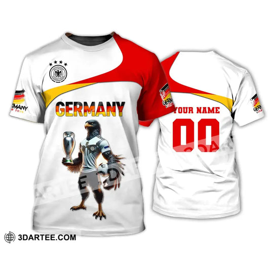 Unisex Shirt Custom Name And Number Germany Euro 2024 Football Polo Long Sleeve T-Shirt / S