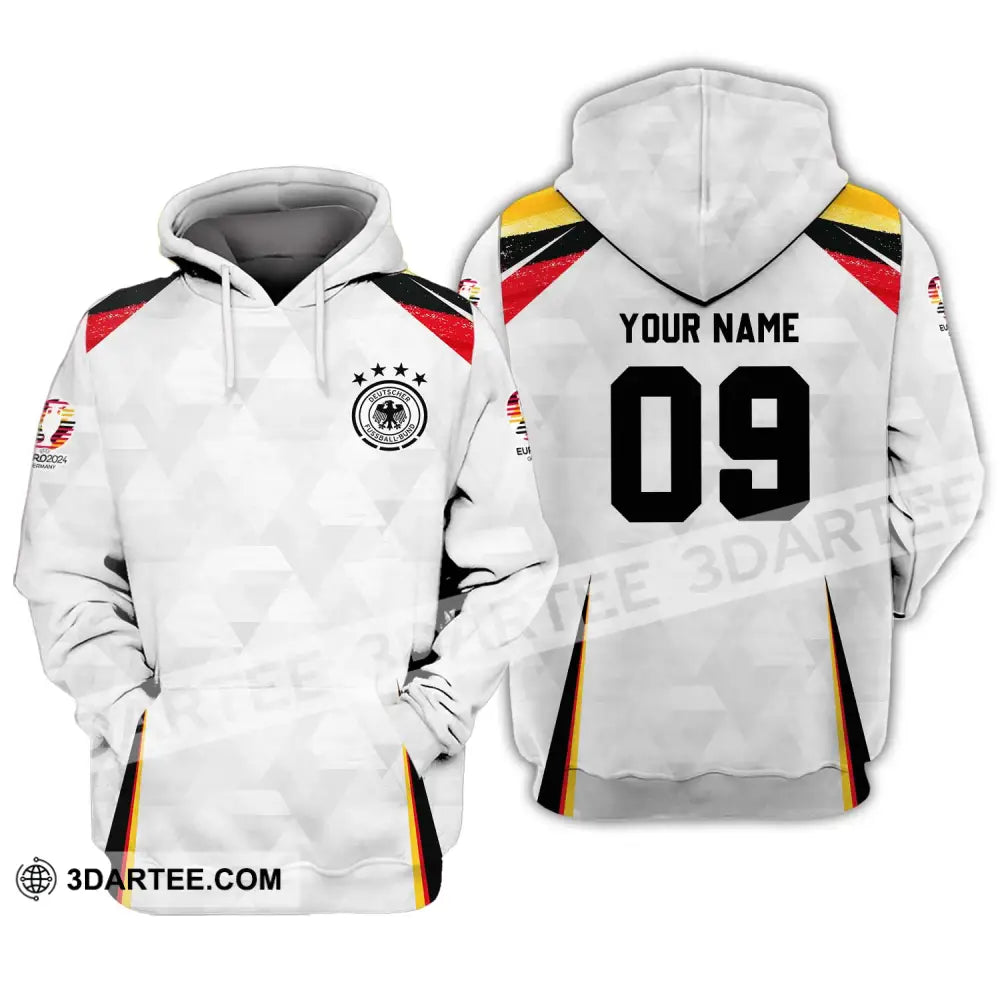 Unisex Shirt - Custom Name And Number Germany Euro 2024 Hoodie / S T-Shirt