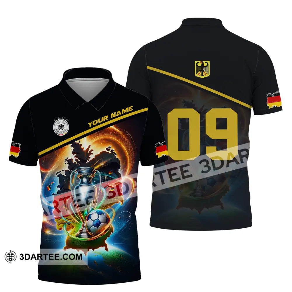 Unisex Shirt - Custom Name And Number Germany Euro 2024 National Team Cup Of Polo / S T-Shirt