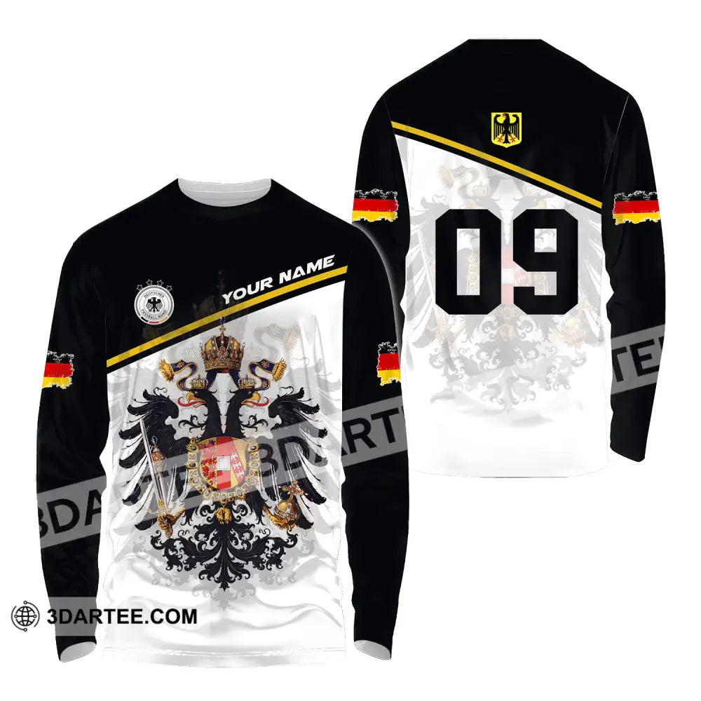 Unisex Shirt - Custom Name And Number Germany Euro 2024 National Team Lover Long Sleeve / S T-Shirt