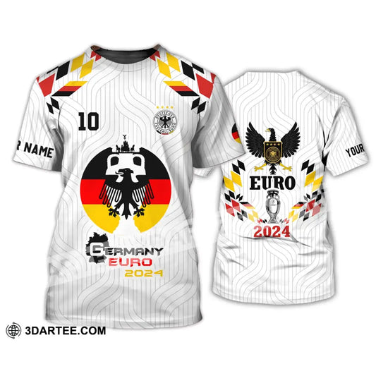 Unisex Shirt - Custom Name And Number Germany Team Euro 2024 T-Shirt / S T-Shirt