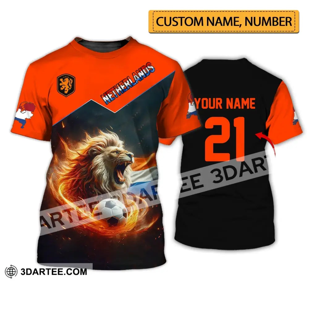 Unisex Shirt - Custom Name And Number National Team Netherlands T-Shirt