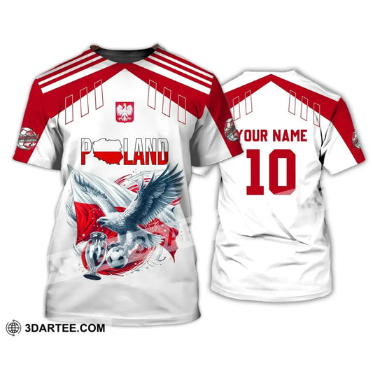 Unisex Shirt - Custom Name And Number Poland National Team Lover T-Shirt / S T-Shirt