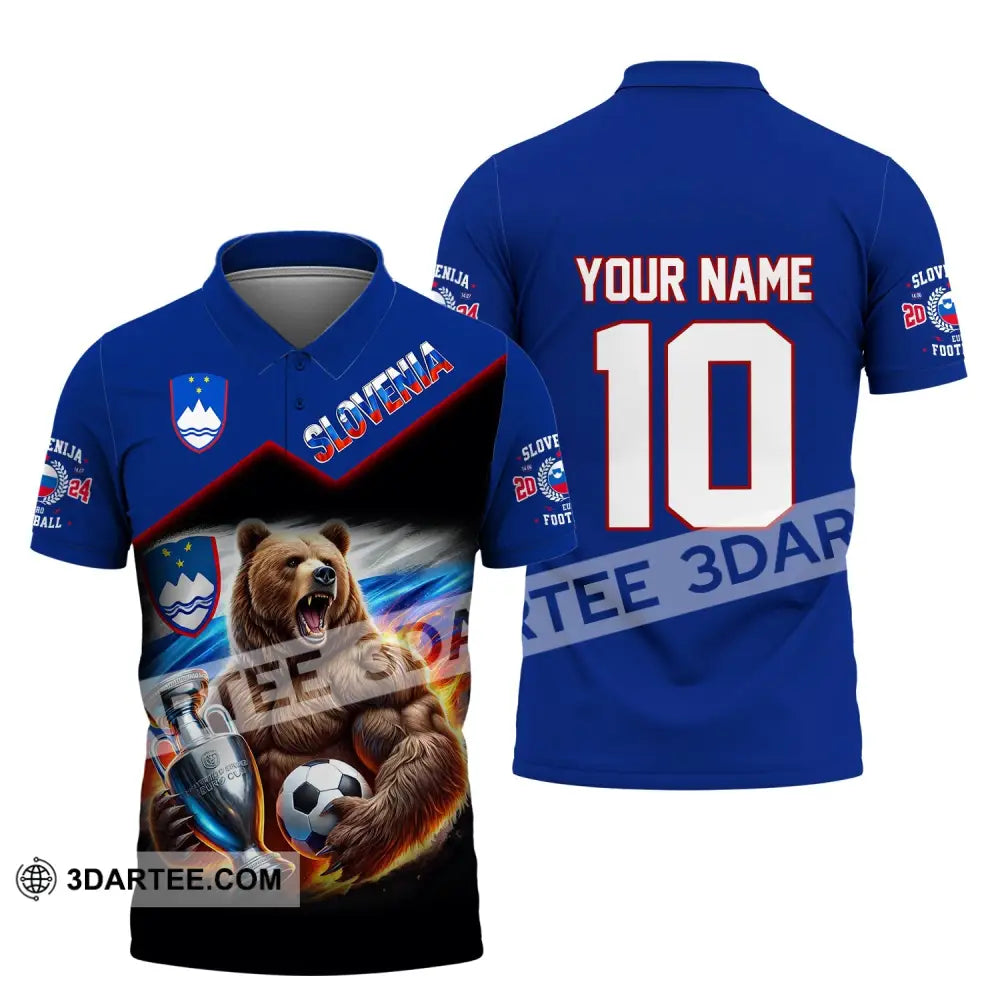 Unisex Shirt Custom Name And Number Slovakia Football Polo Euro 2024 Hoodie Long Sleeve / S T-Shirt