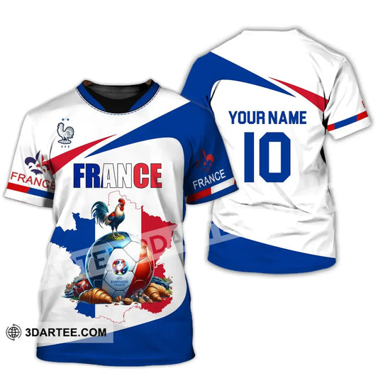 Unisex Shirt - Custom Name And Number Sport France Chicken Ball T-Shirt / S T-Shirt