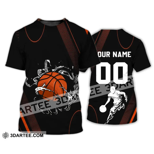 Unisex Shirt - Custom Name And Number T-Shirt Personalized Basketball Clothing / S T-Shirt