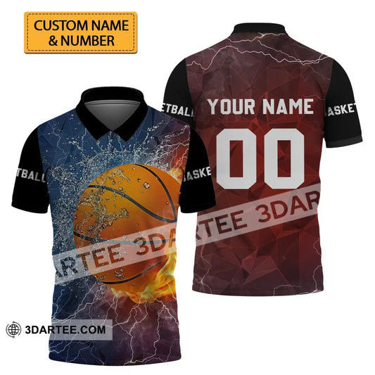 Unisex Shirt - Custom Name And Number T-Shirt Personalized Basketball Sportwear T-Shirt