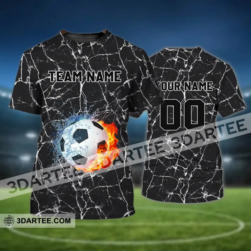 Unisex Shirt - Custom Name And Number T-Shirt Personalized Soccer Clothing T-Shirt