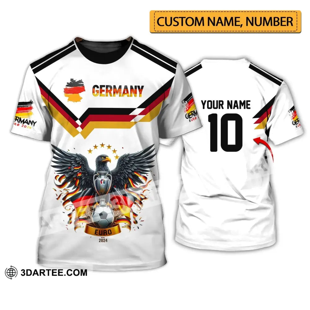 Unisex Shirt - Custom Name And Number Team Germany Euro 2024 T-Shirt