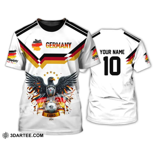 Unisex Shirt - Custom Name And Number Team Germany Euro 2024 T-Shirt / S T-Shirt