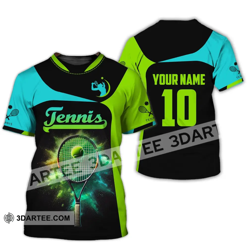 Unisex Shirt Custom Name And Number Tennis Polo Long Sleeve Club Uniform Lover Gift T-Shirt / S