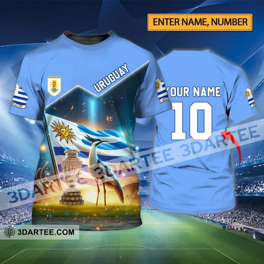 Unisex Shirt - Custom Name And Number Uruguay National Team Lover T-Shirt