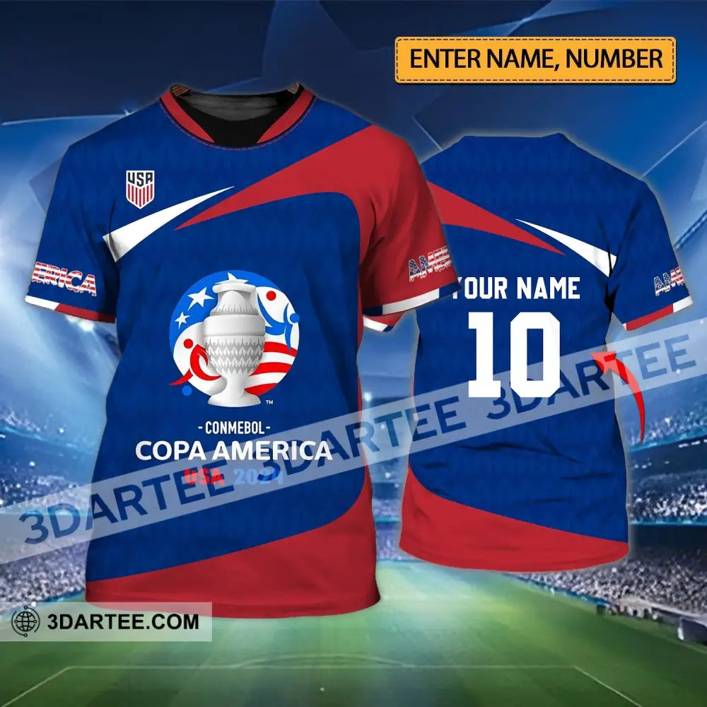 Unisex Shirt - Custom Name And Number Usa National Team Lover T-Shirt