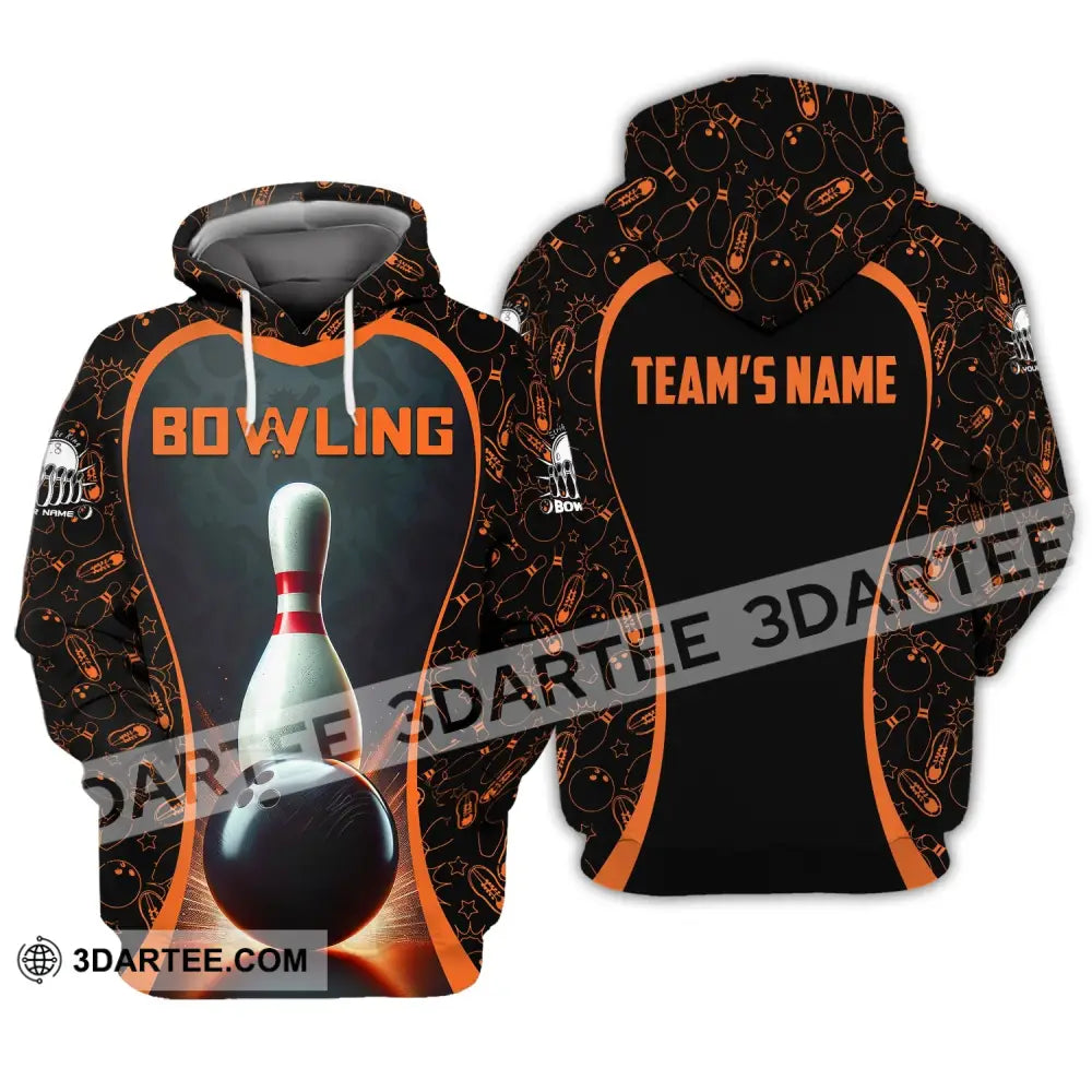 Unisex Shirt Custom Name And Team Bowling Club Polo Hoodie / S T-Shirt