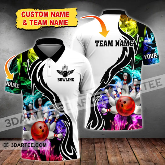 Unisex Shirt Custom Name And Team Bowling Polo Club Uniform T-Shirt