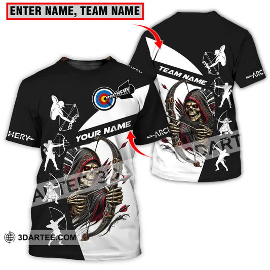 Unisex Shirt - Custom Name And Team Name Shirt Death Archery T-shirt