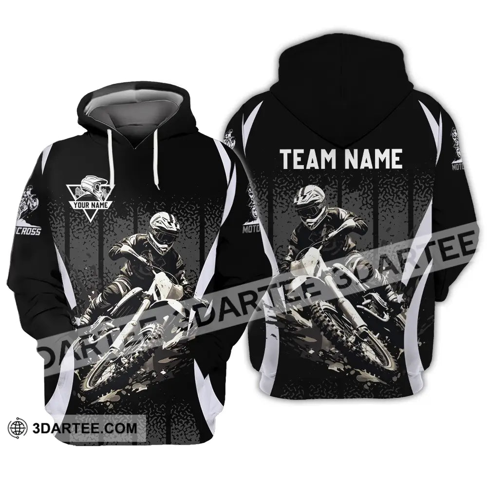 Unisex Shirt - Custom Name And Team Motobike For Player Hoodie / S T-Shirt