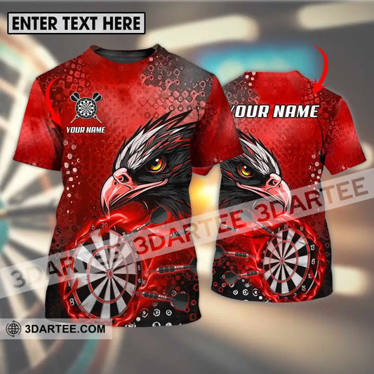 Unisex Shirt - Custom Name And Team Sport Red Eagle Darts T-Shirt