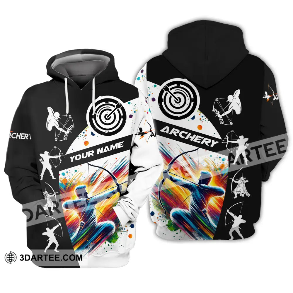 Unisex Shirt - Custom Name Archery Hoodie / S T-Shirt