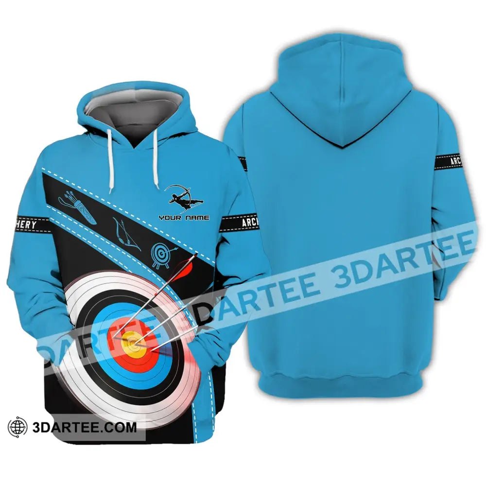 Unisex Shirt - Custom Name Archery Lover Hoodie / S T-Shirt