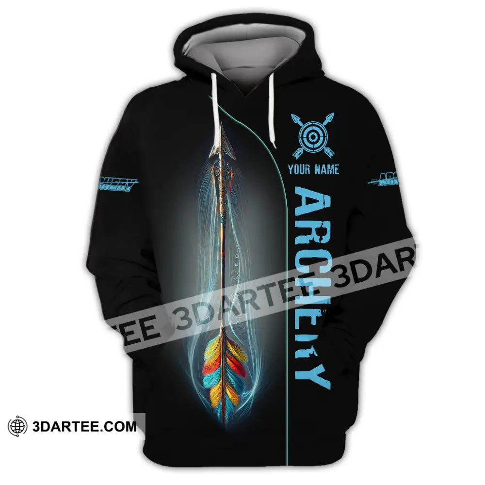 Unisex Shirt Custom Name Archery T-Shirt Hoodie Long Sleeve Gift For Lover / S