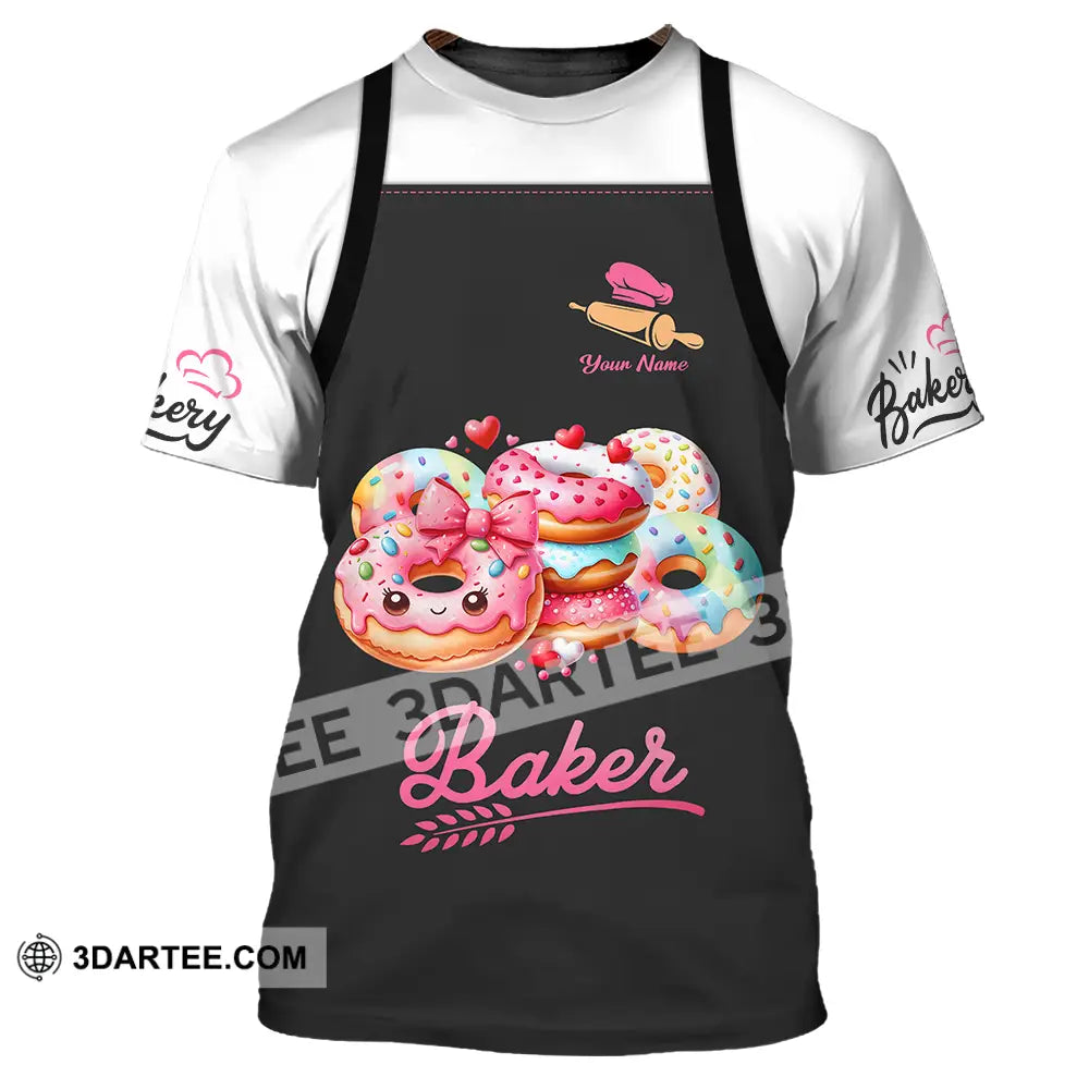 Unisex Shirt - Custom Name Bakery Cake Artist T-Shirt / S T-Shirt