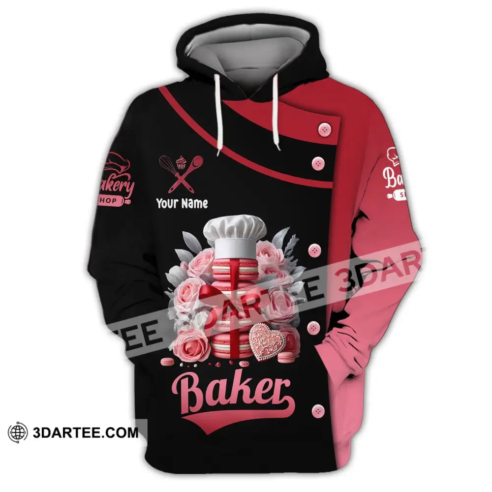 Unisex Shirt Custom Name Bakery Chef Bakers Gift Hoodie / S T-Shirt