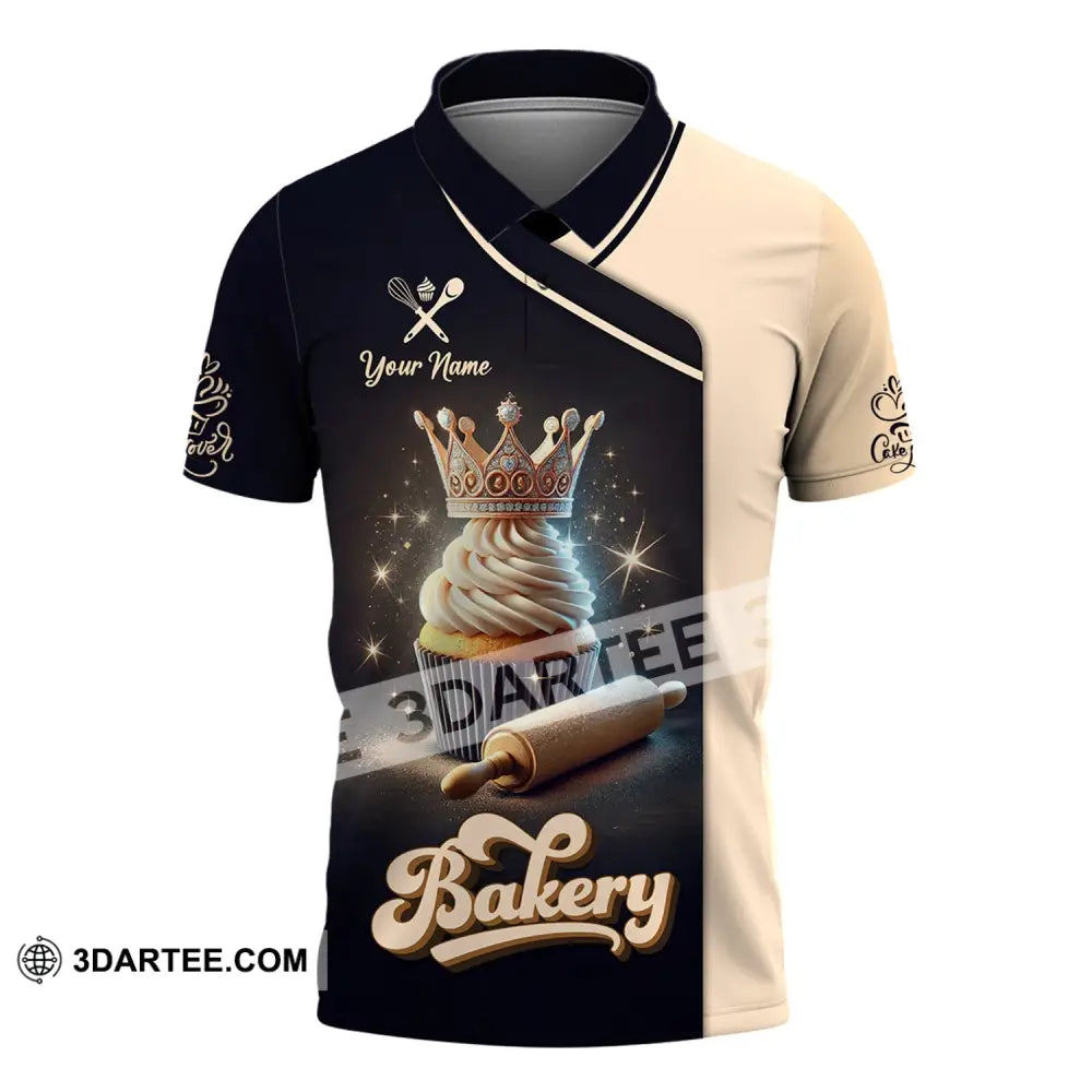 Unisex Shirt - Custom Name Bakery Polo / S T-Shirt